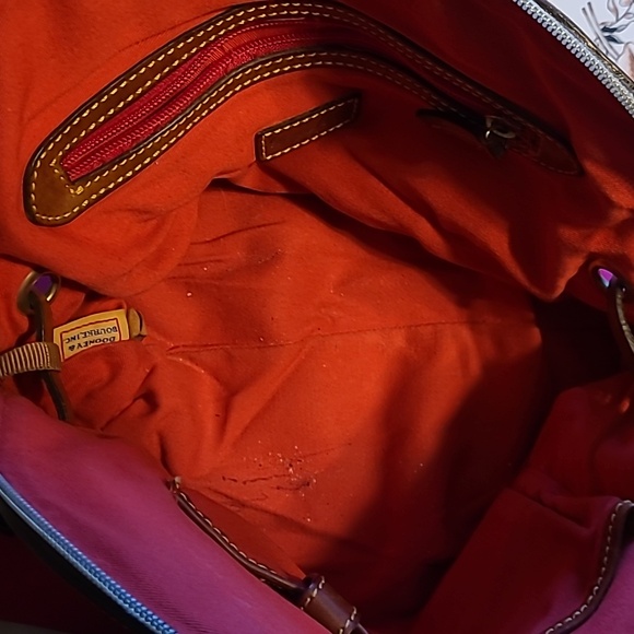 Dooney & Bourke HOT PINK Canvas Bag.  Pre-loved - Picture 12 of 17